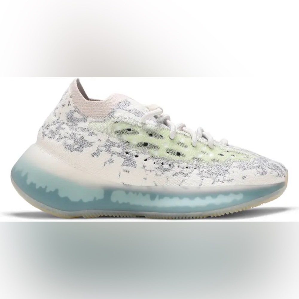 adidas Yeezy Boost 380 Alien Blue Primeknit Camouflage Low Top Sneakers